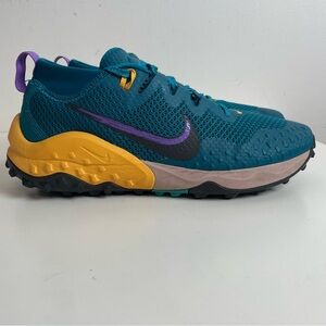 Nike Wildhorse 7 Men’s 8 Mystic Teal Green Trail Running Shoes Hiking Trainers